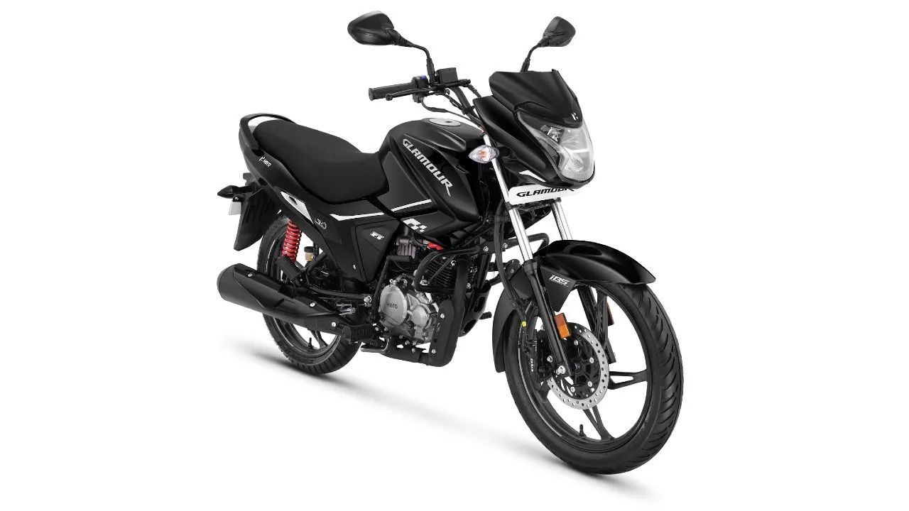 Hero Glamour Xtec 125 Three Quarter Static