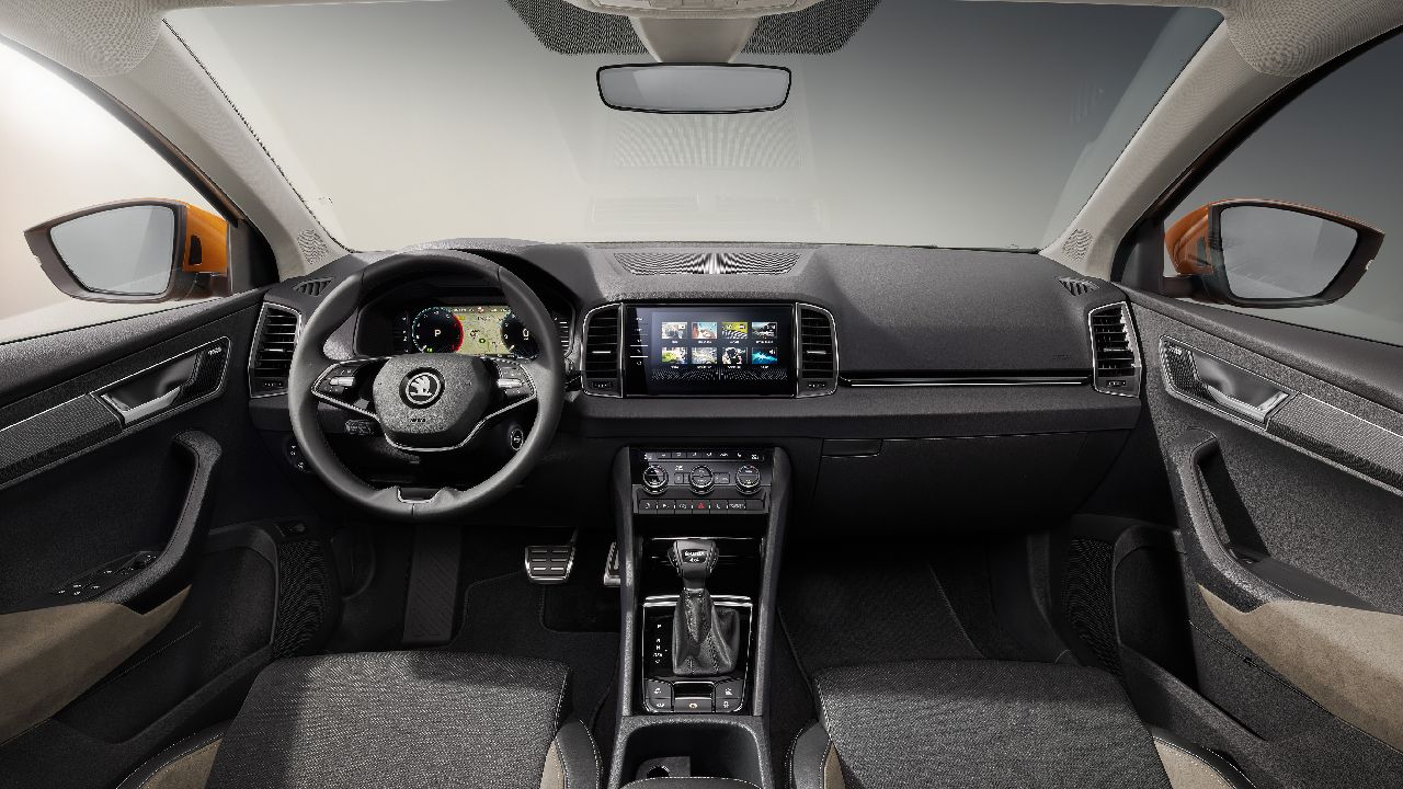 2022 Skoda Karoq Facelift Cabin Details