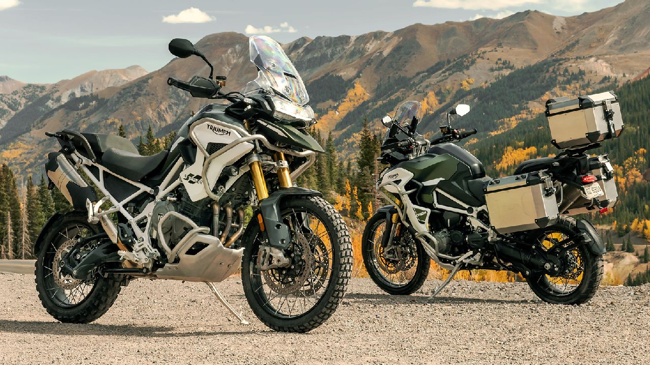 2022 Triumph Tiger 1200 Rally Family Front Three Quarter Static