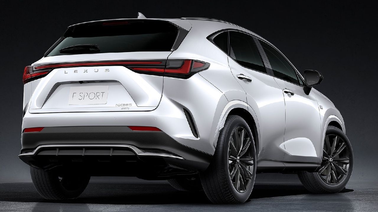 2022 Lexus NX 350h Rear Three Quarter Static 1