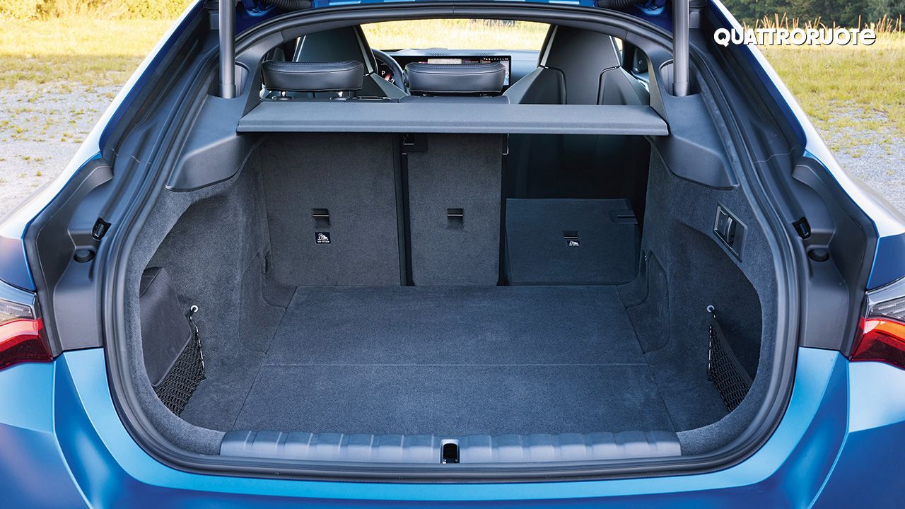 BMW i4 M50 Quattroruote Boot Space