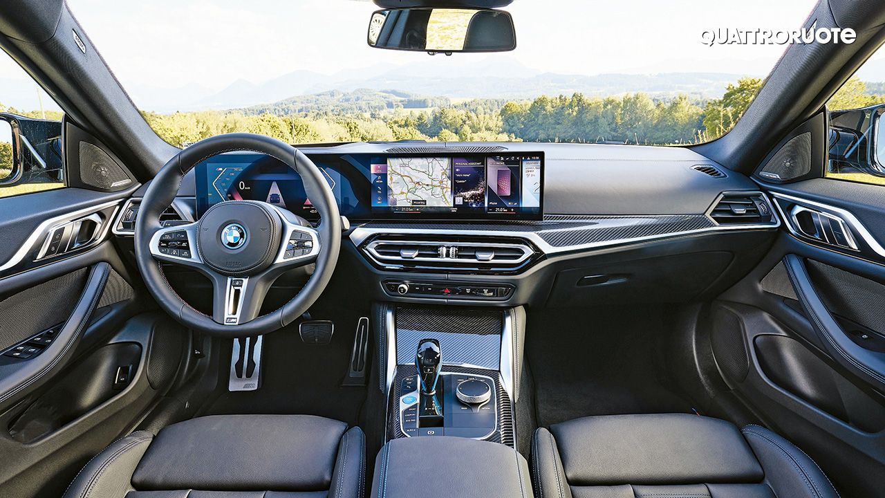 BMW i4 M50 Quattroruote Cabin