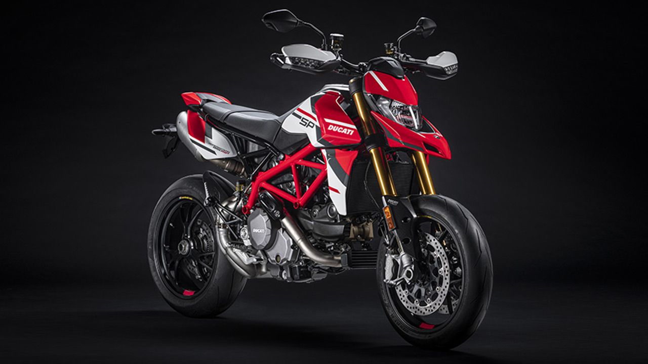 Ducati Hypermotard 950 front right quarter