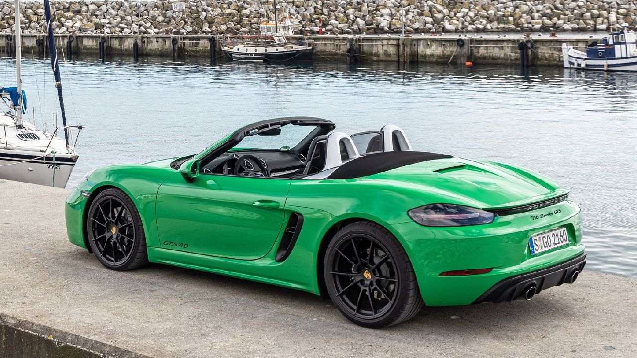 Porsche 718 Boxster GTS 4 0 Rear Three Quarter Static