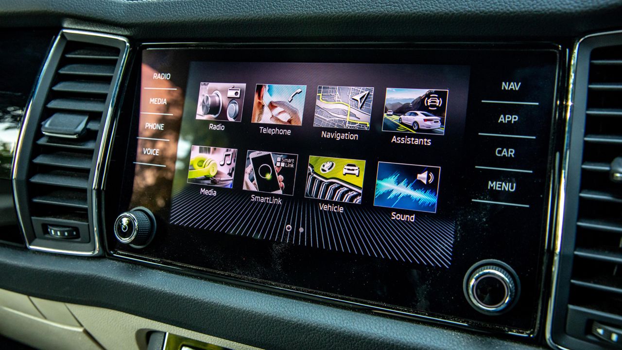 2022 Skoda Kodiaq Infotainment Screen