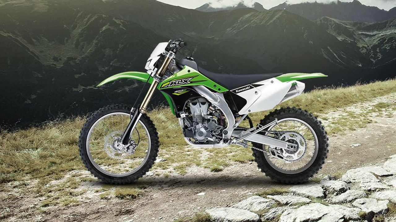 Kawasaki KLX450R Left Side View