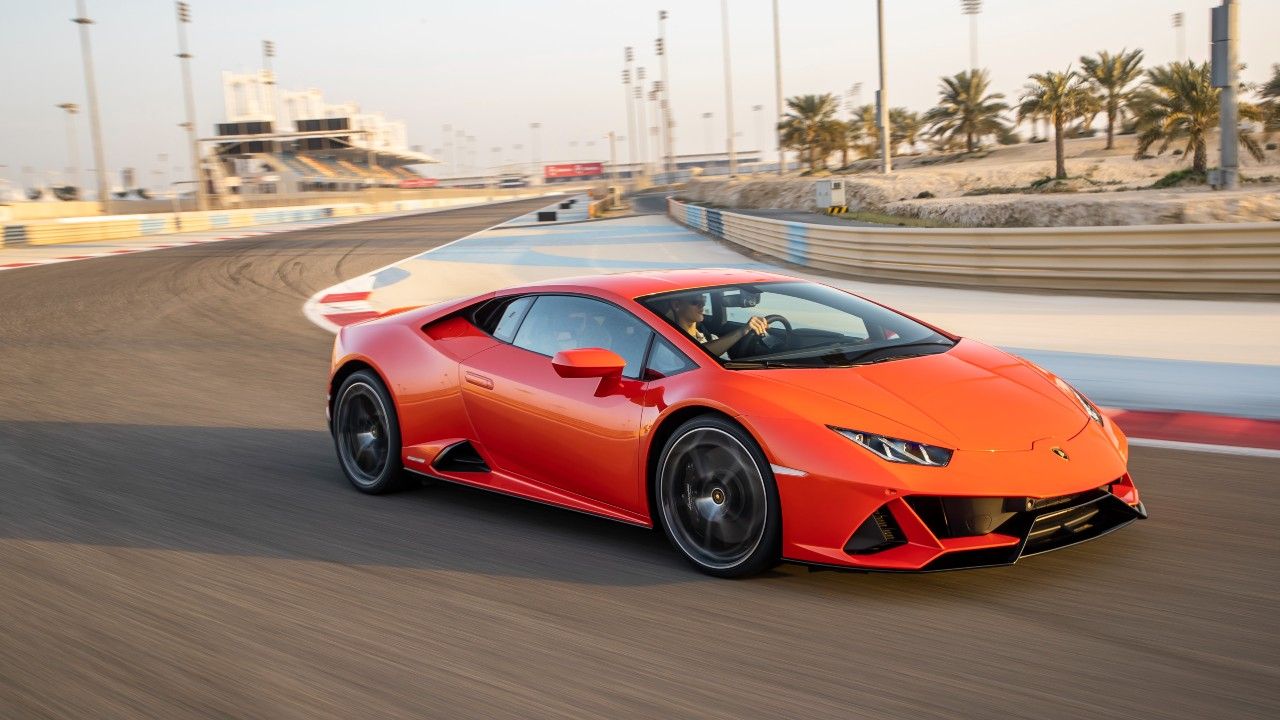 Lamborghini Fluo Capsule On Track