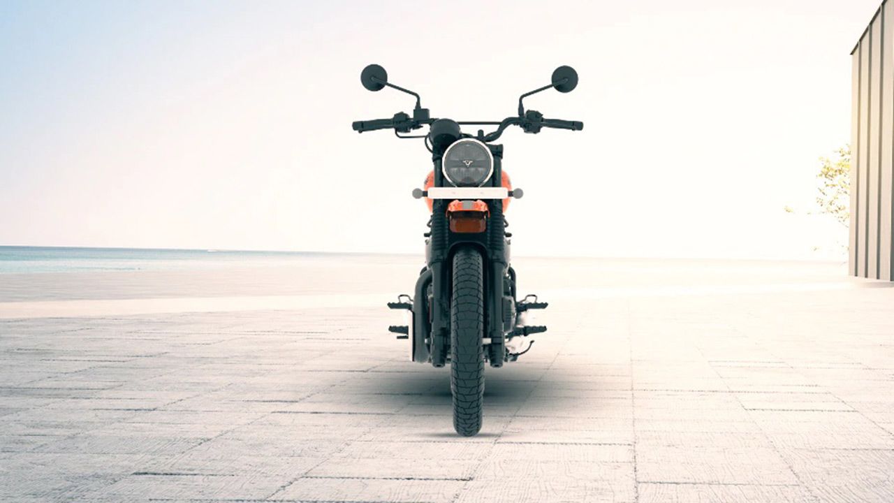 Yezdi Scrambler Front 3