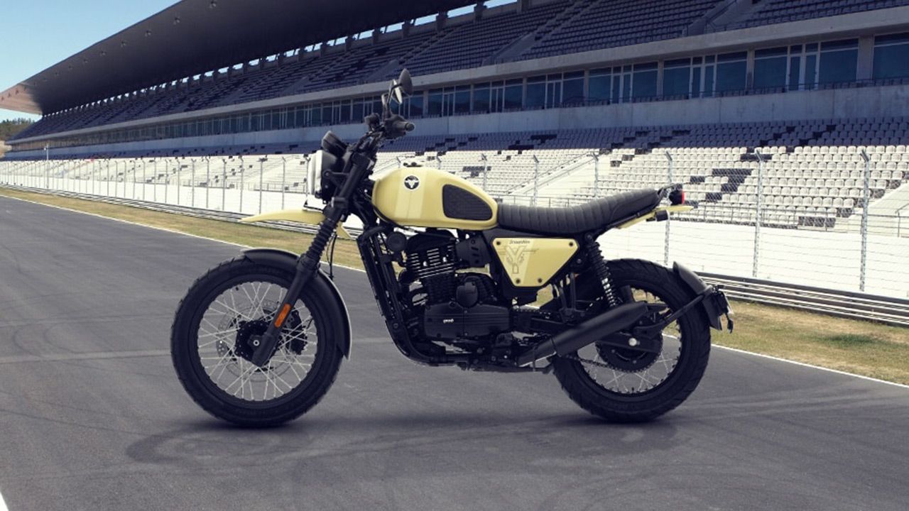 Yezdi Scrambler Left Side view 3