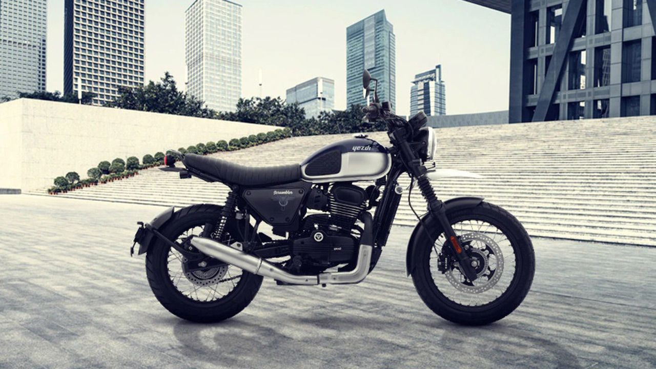 Yezdi Scrambler Right Side View 2