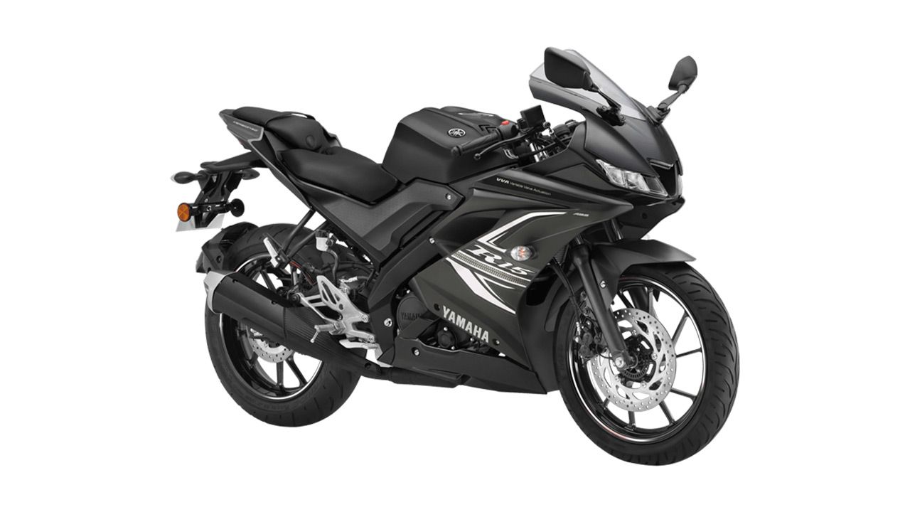 Yamaha YZF R15S V3 0 Front Right Three Quarter Black