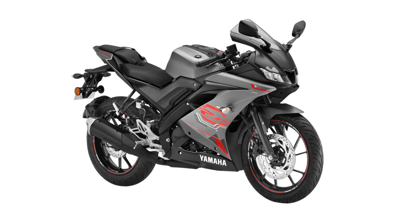 Yamaha YZF R15S V3 0 Front Right Three Quarter Grey