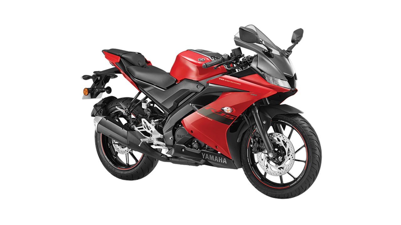 Yamaha YZF R15S V3 0 Front Right Three Quarter red