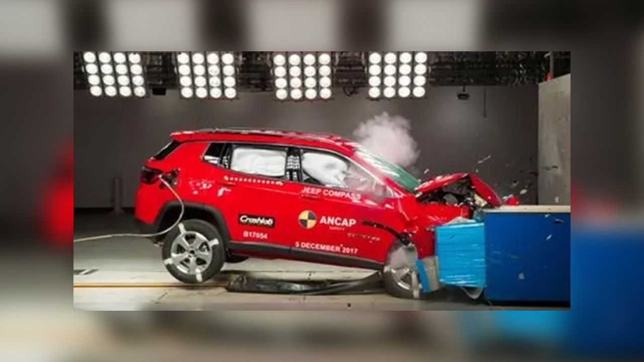 2017 Jeep Compass ANCAP Crash Test Result 500x261