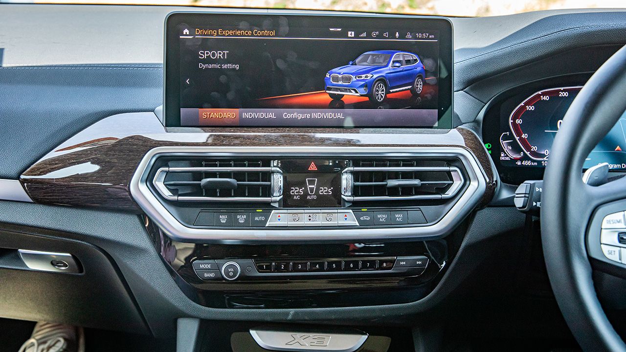 2022 BMW X3 Facelift Infotainment Screen