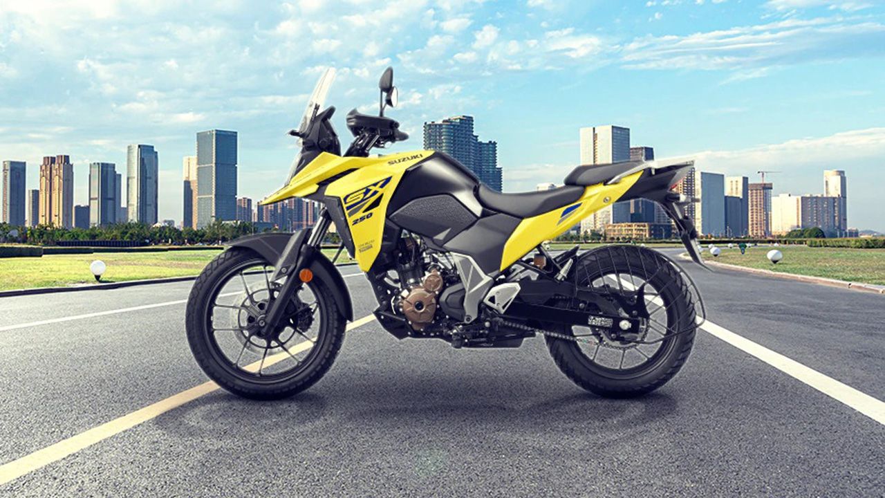 Suzuki V Strom SX Lest Side View