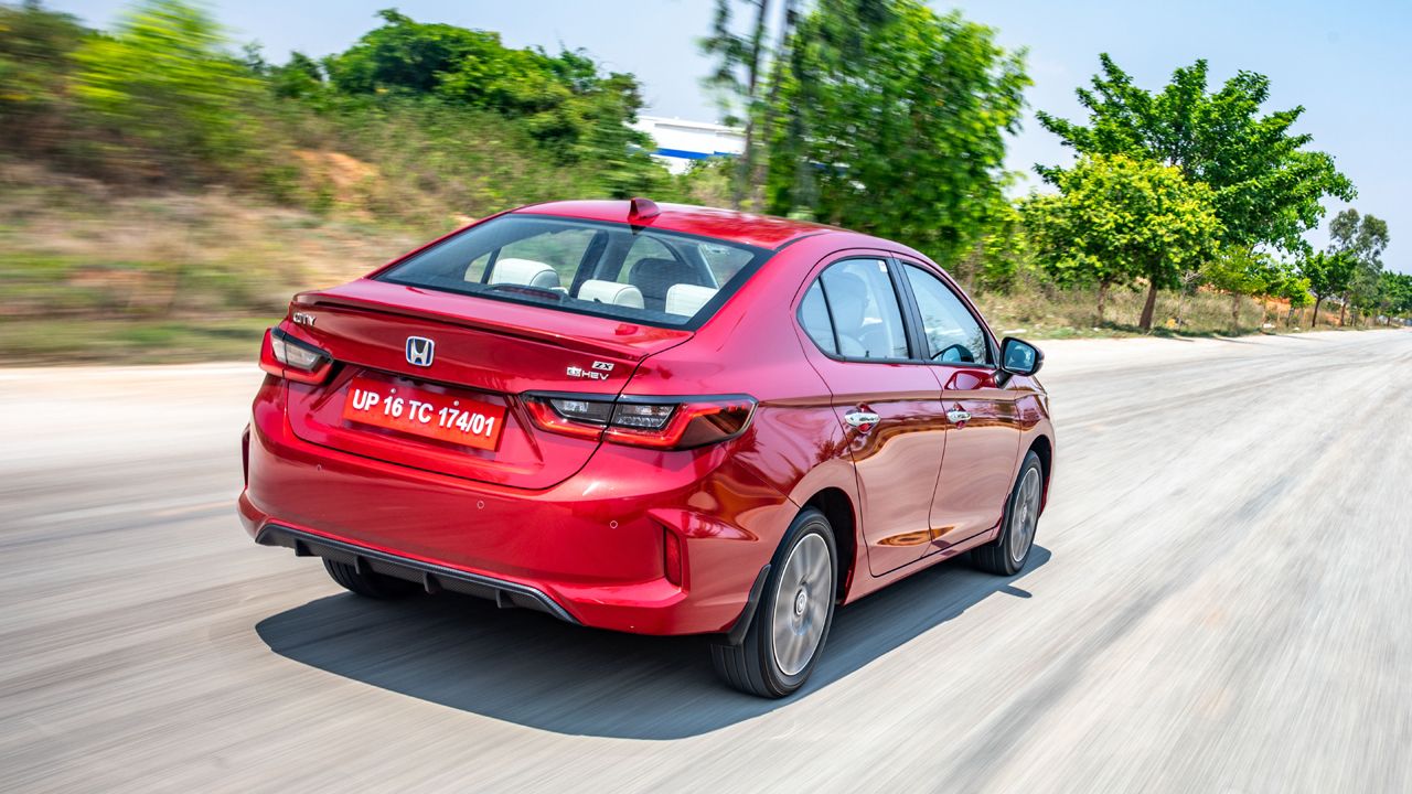 Honda City EHEV Hybrid Rear Quarter Motion