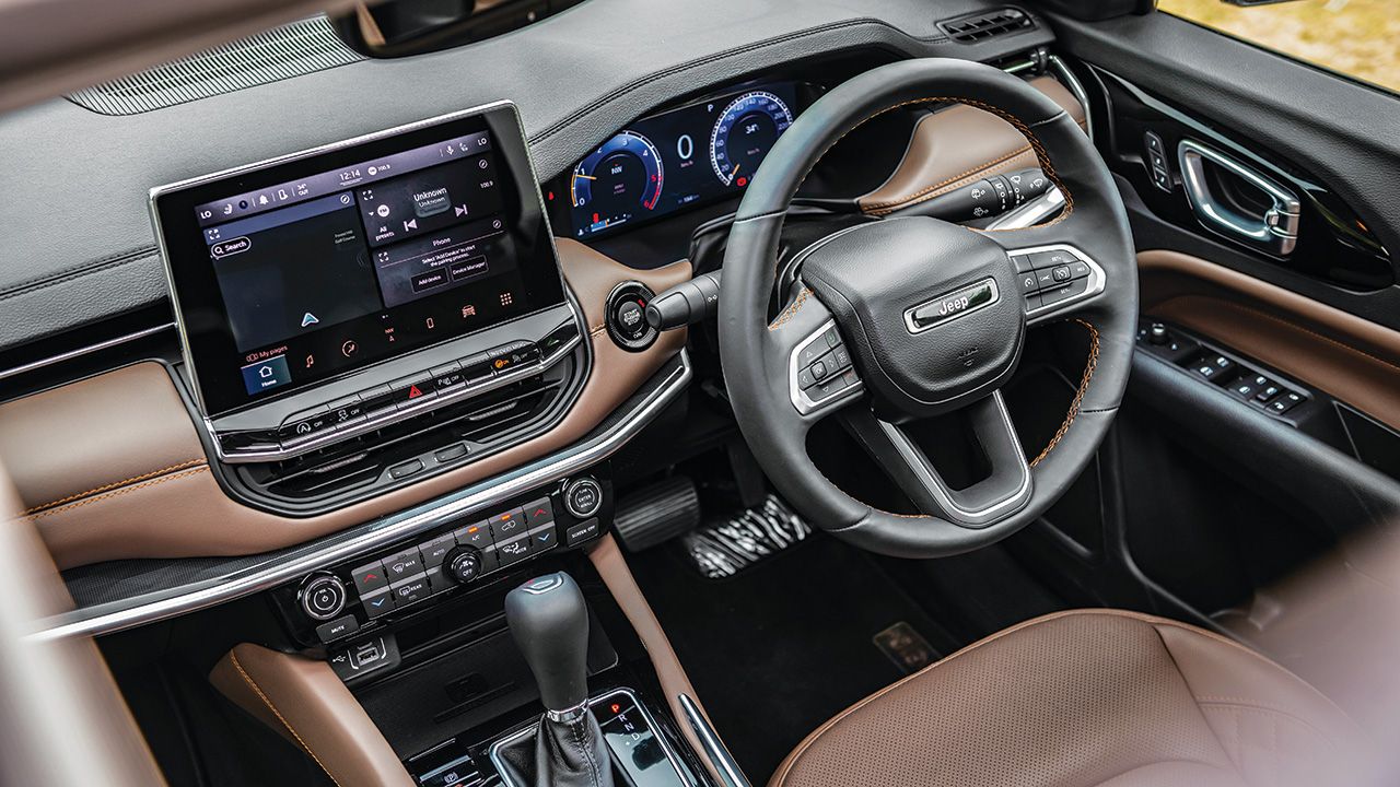 Jeep Meridian Interior Top View