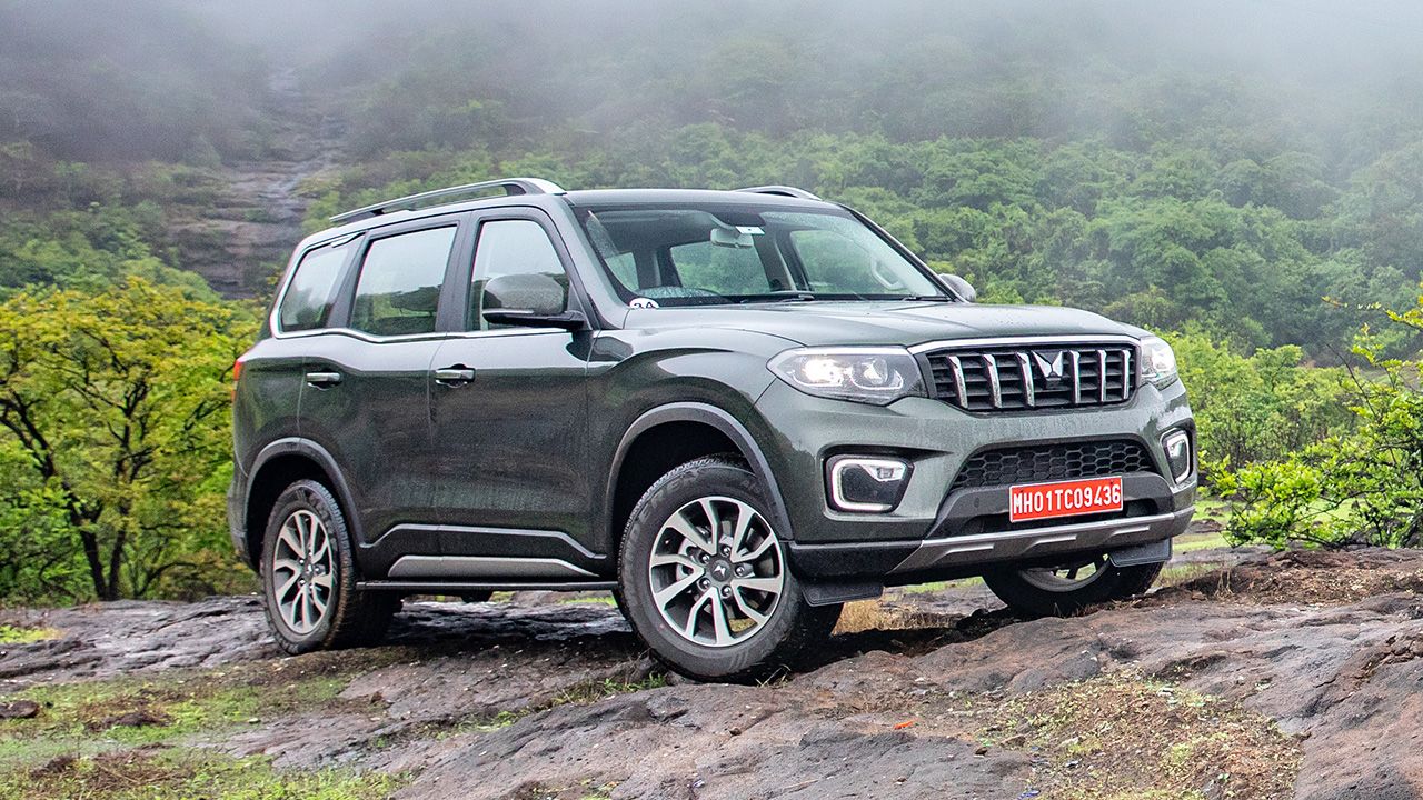 2022 Mahindra Scorpio N Front Quarter Static