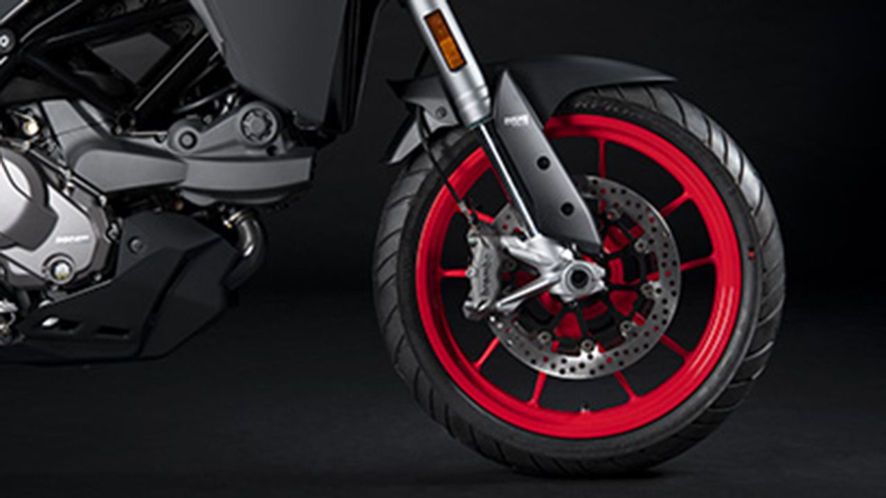 Ducati Multistrada V2 Front Tyre View