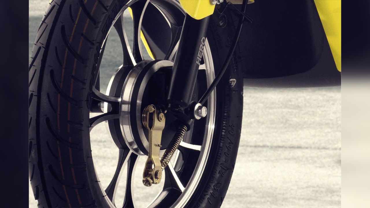 Hero Electric Eddy Front Brake View