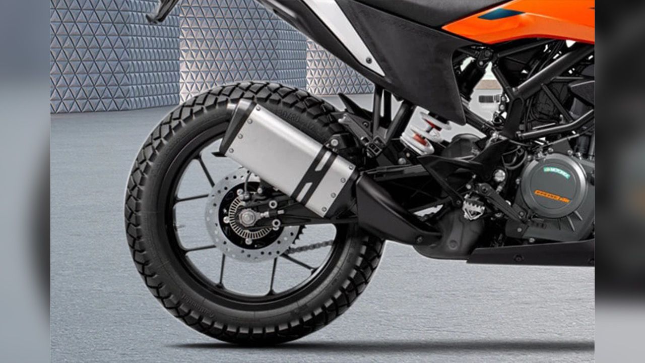 KTM 390 Adventure Rear Tyre View