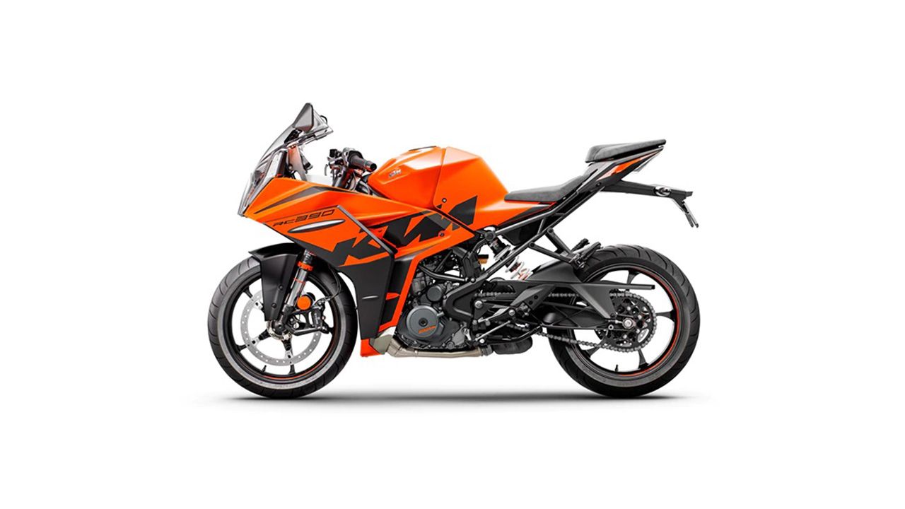 KTM RC 390 Orange