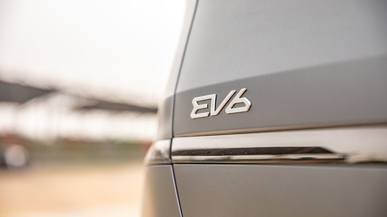 Kia EV6 badge