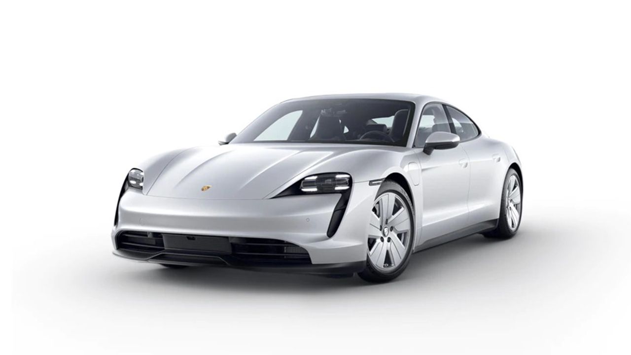 Porsche Taycan Carrara White Metallic1