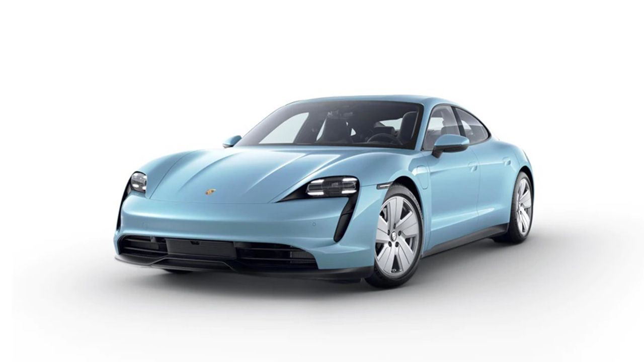 Porsche Taycan Frozen Blue Metallic1