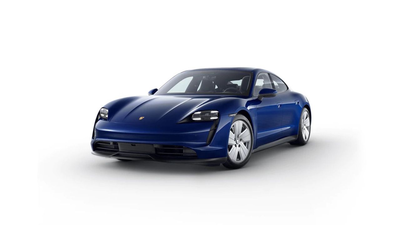 Porsche Taycan Gentian Blue Metallic1