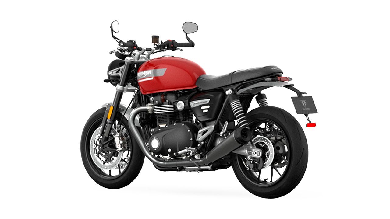 Triumph Speed Twin Black Left Rear Three Quarter