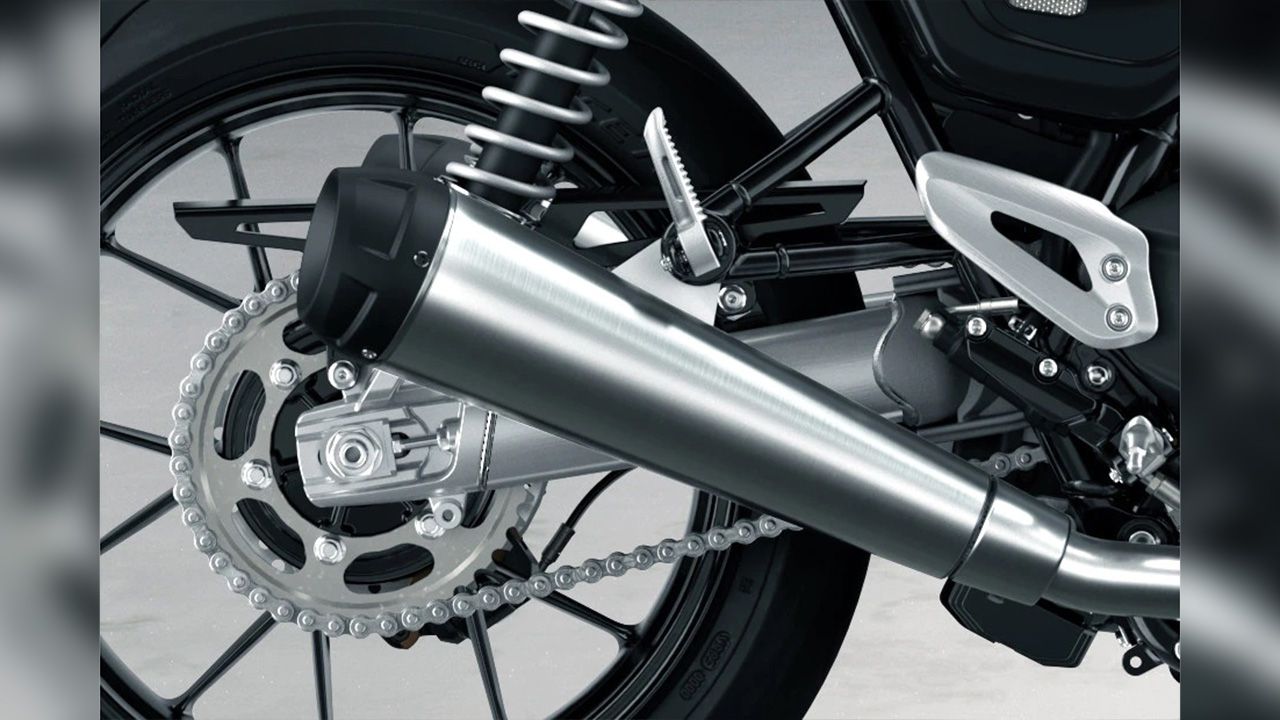 Triumph Speed Twin Exhaust View