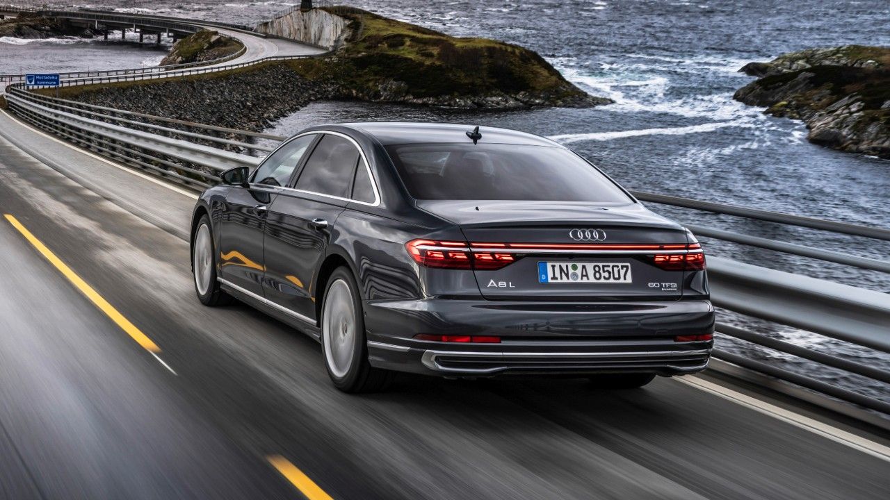 2022 Audi A8 L Rear Dynamic