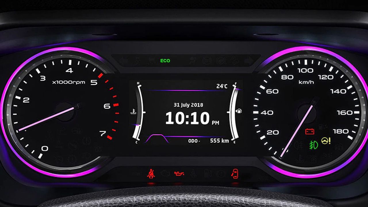 Mahindra Marazzo Instrumentation Console On Start Up