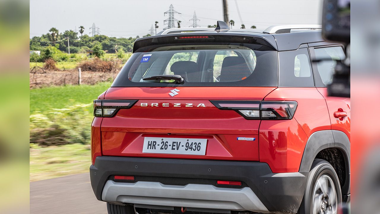 Maruti Brezza Rear Close Up