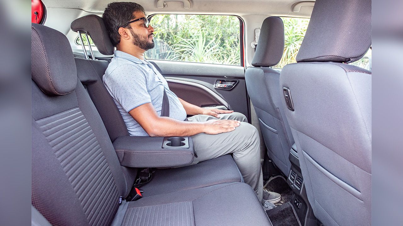 Maruti Brezza Rear Space