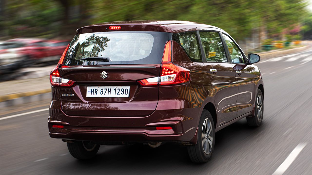 Maruti Suzuki Ertiga CNG Rear Quarter Motion