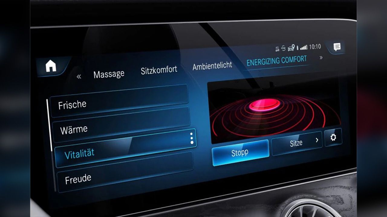 Mercedes Benz AMG E63 Infotainment System Main Menu