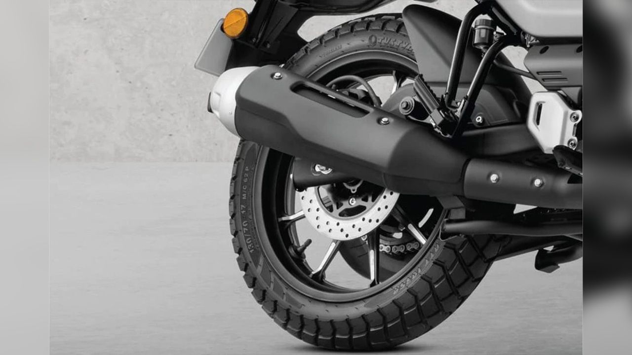 TVS Ronin Rear Tyre View