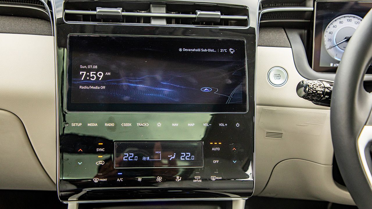 2022 Hyundai Tucson Infotainment Screen