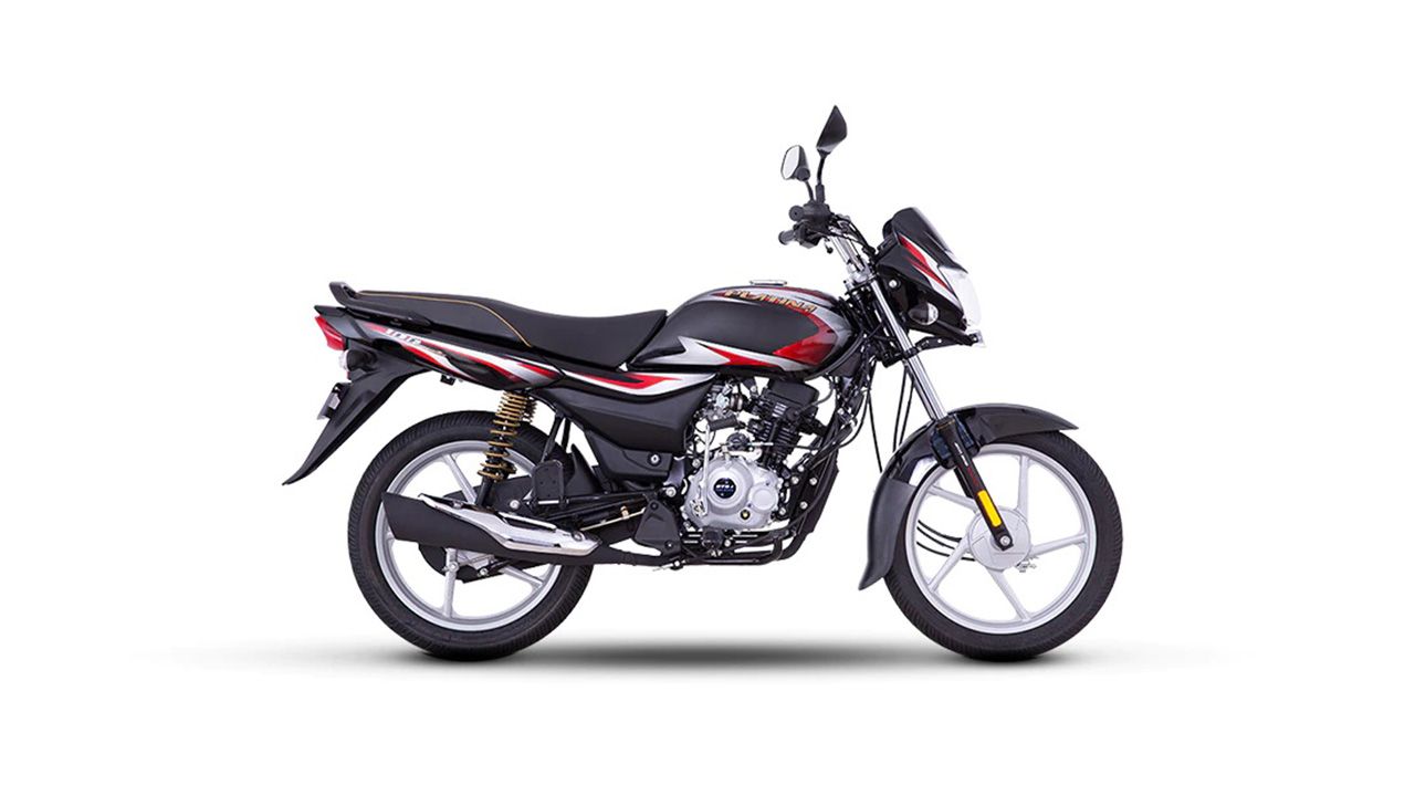 Bajaj Platina 100 Black Red