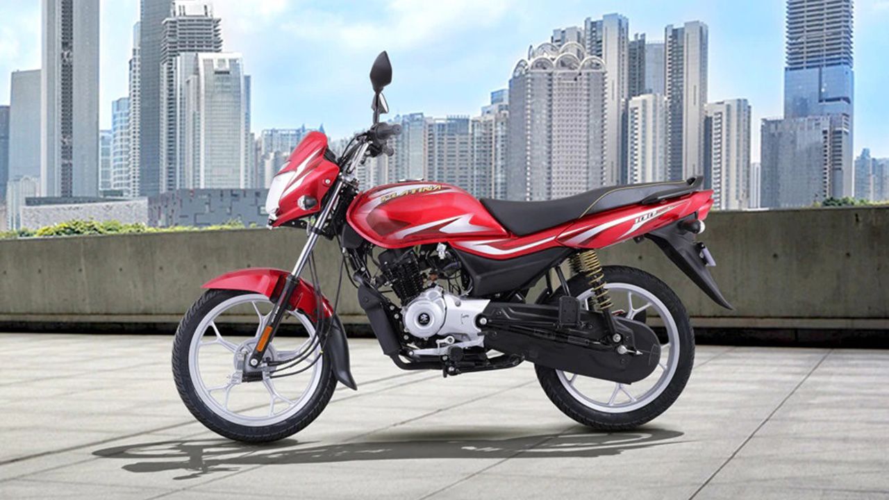 Bajaj Platina 100 Left Side View