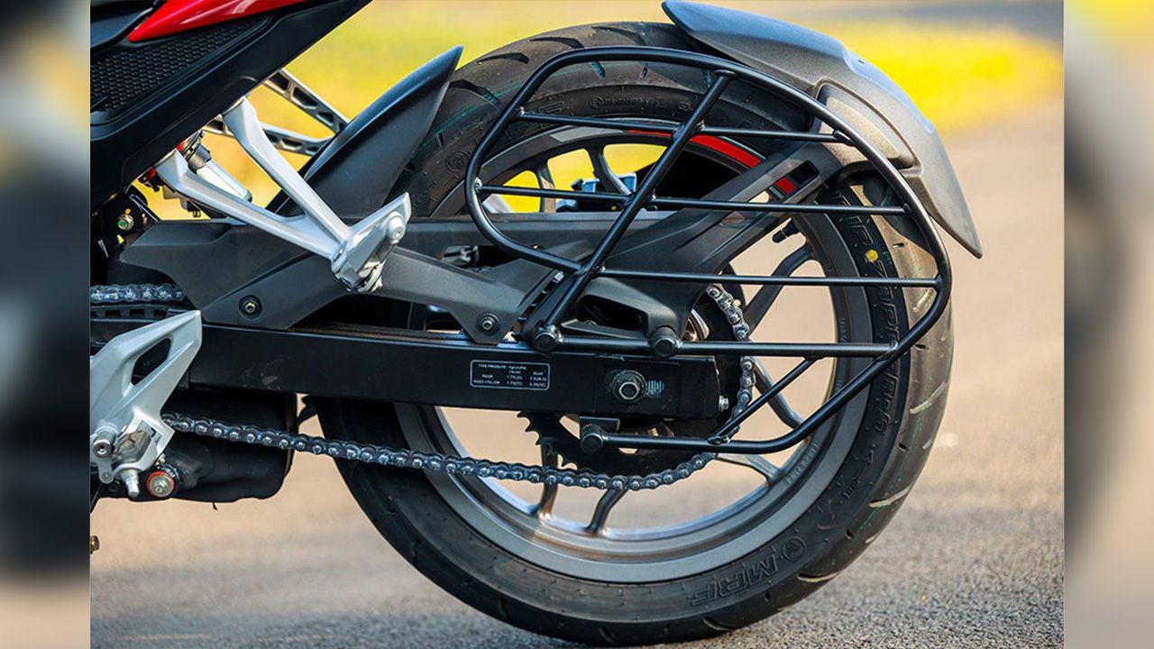 Bajaj Pulsar F250 Rear Tyre View