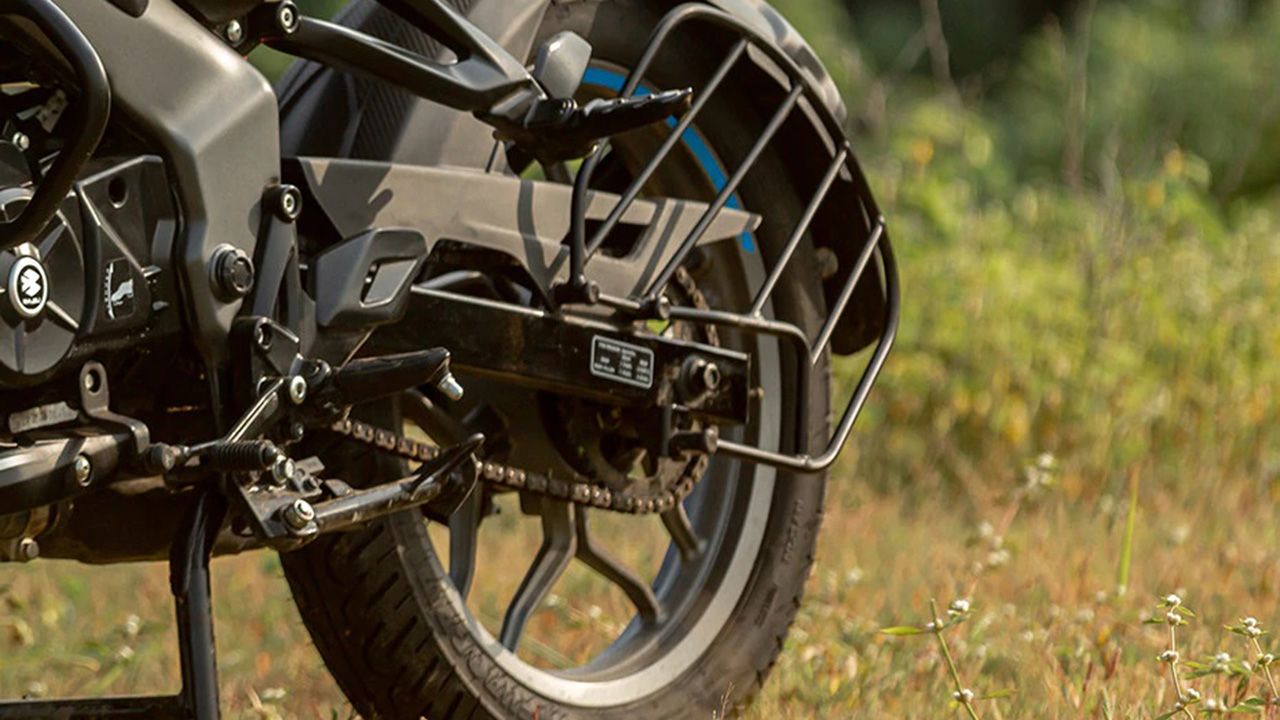 Bajaj Pulsar NS125 Rear Tyre View