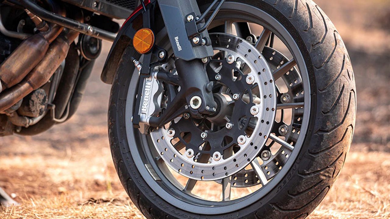 Benelli TRK 502 Front Brake View