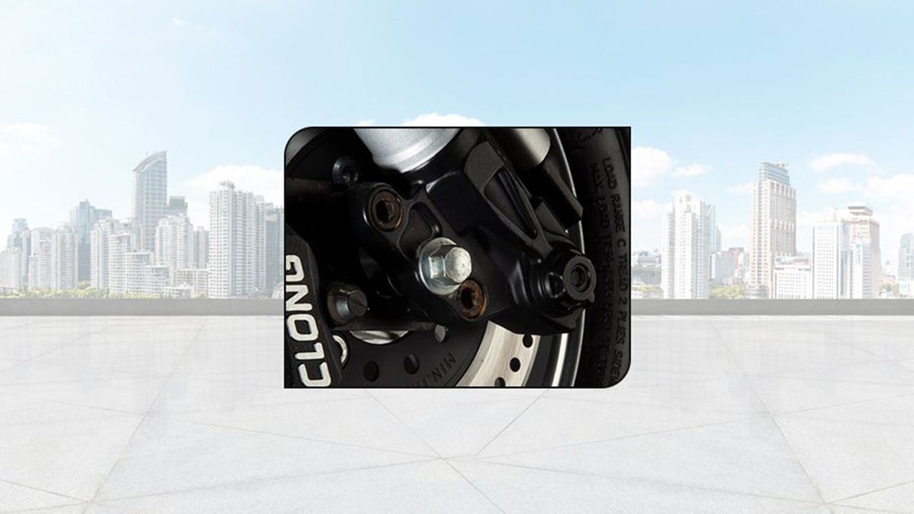 Evolet Derby Front Brake View