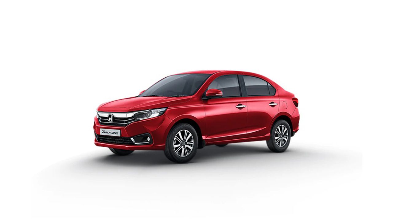 Honda Amaze Radiant Red Metallic