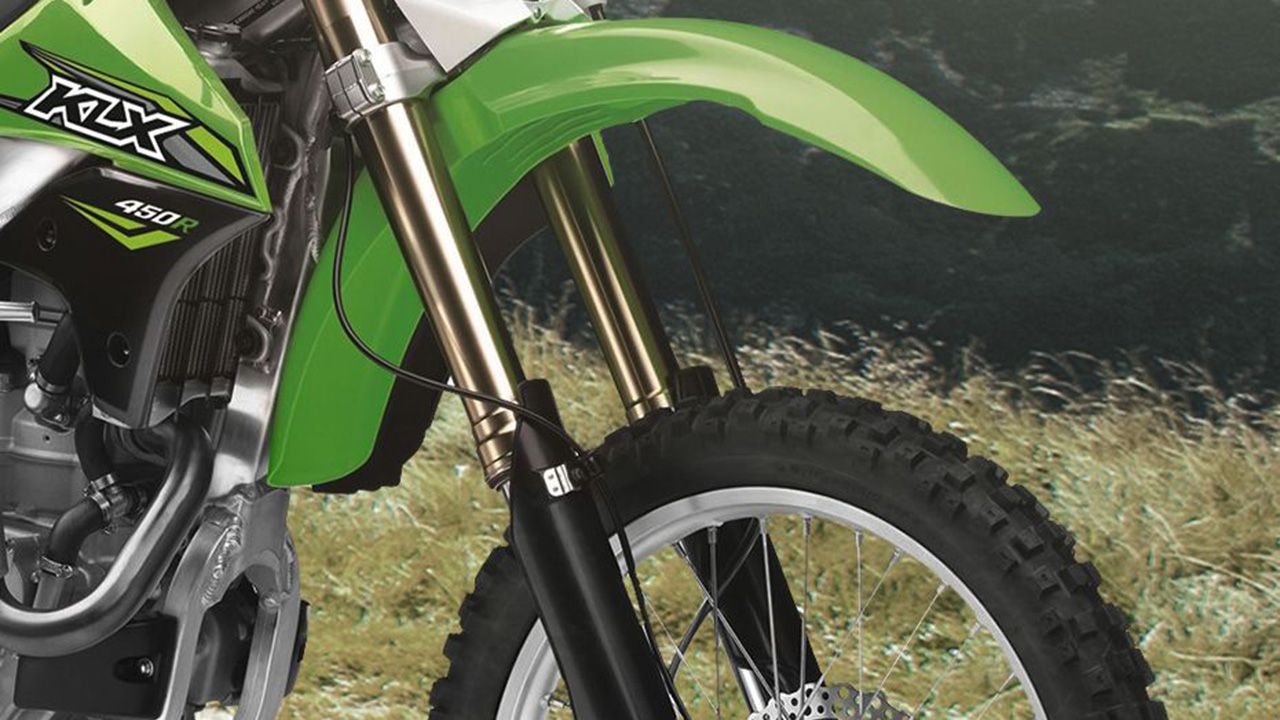 Kawasaki KLX450R Front Mudguard Suspension