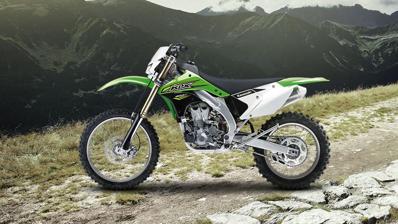 Kawasaki KLX450R Left Side View